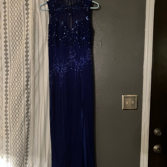 Scala Royal Blue Silk Dress - Picture 3 of 5